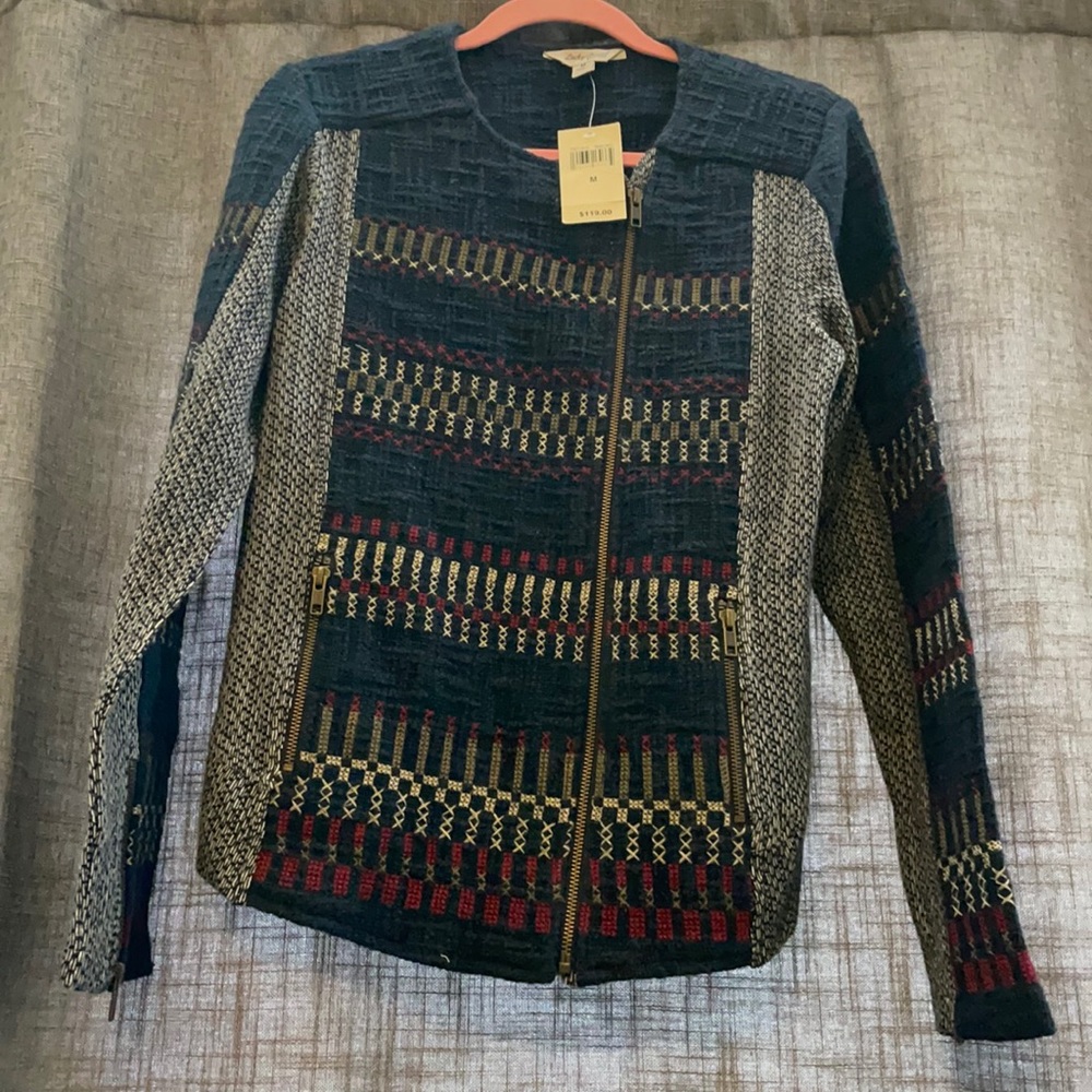 Lucky Brand Jacquard Jacket